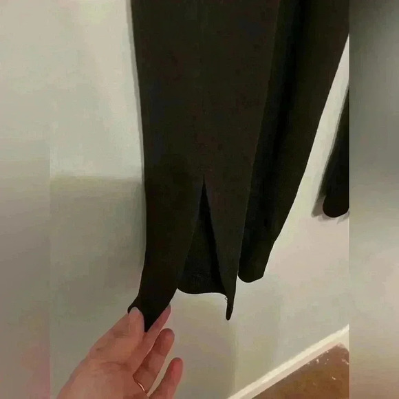 Ming Wang Black Dress Pants with Ankle Slits Size XLarge - Picture 5 of 6